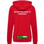 Sportfreunde 01 Handball Kapuzenjacke Damen rot