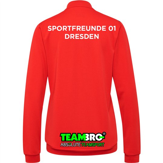 Sportfreunde 01 Handball Trainingsjacke Damen rot