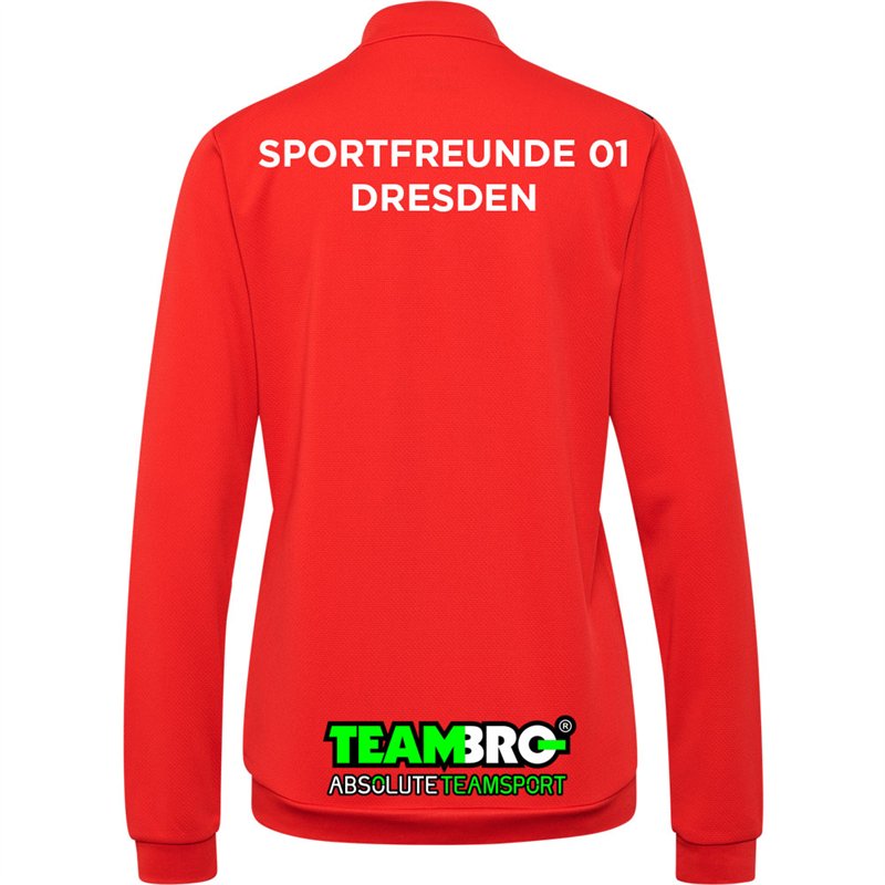 Sportfreunde 01 Handball Trainingsjacke Damen rot