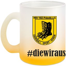 ATV 1848 Hainichen Tasse orange/weiss
