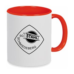 ATV 1848 Hainichen Tasse orange/weiss