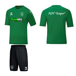 HSV Empor Trainingset Small Unisex grün/schwarz