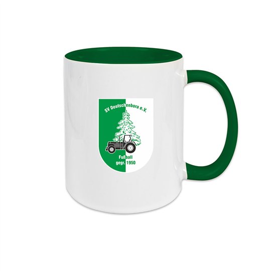 SV Deutschenbora Tasse grün/weiss