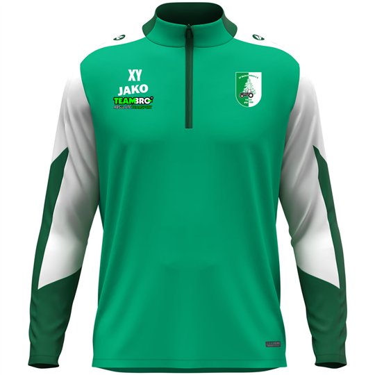 SV Deutschenbora Zip Top Unisex grün/weiss