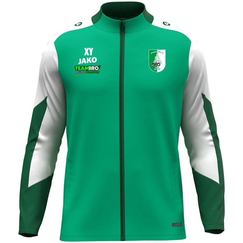 SV Deutschenbora Polyesterjacke Kinder grün/weiss