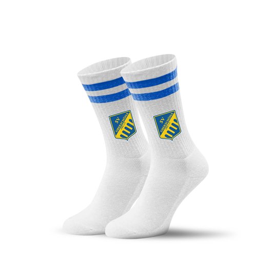 SV Oberschöna Socken weiss/blau