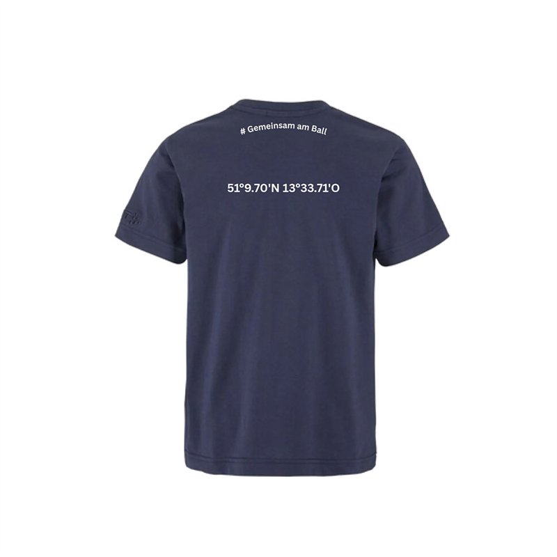 HSV Weinböhla T-Shirt "Koordinaten" Kinder navy