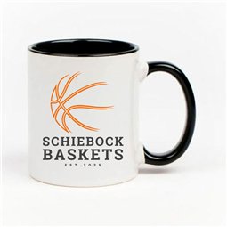 Schiebock Baskets Tasse schwarz/weiss