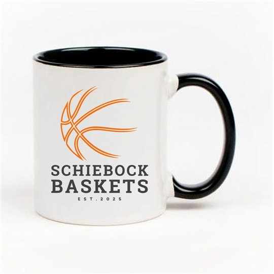 Schiebock Baskets Tasse schwarz/weiss