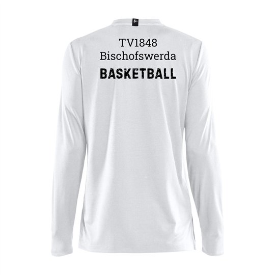 Schiebock Baskets LS Basket Jersey Herren weiß
