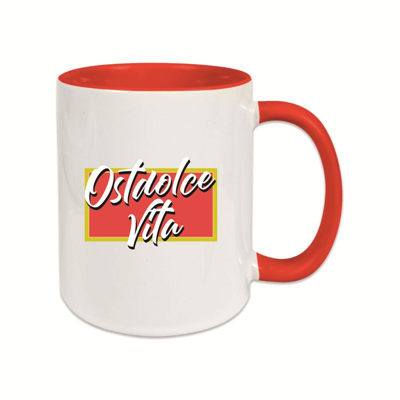 ATV 1848 Hainichen Tasse orange/weiss