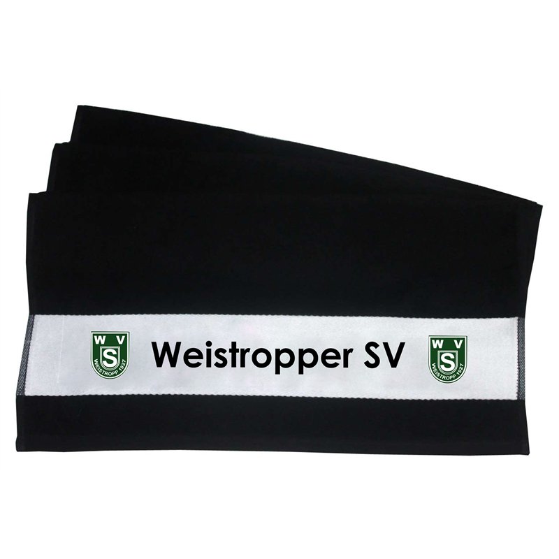 Weistropper SV Handtuch schwarz