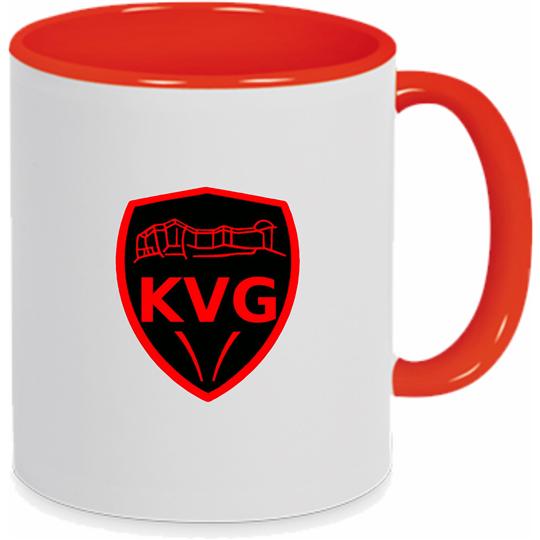 ATV 1848 Hainichen Tasse orange/weiss