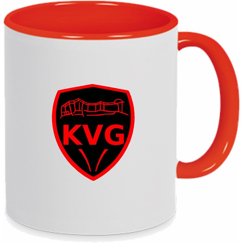 ATV 1848 Hainichen Tasse orange/weiss
