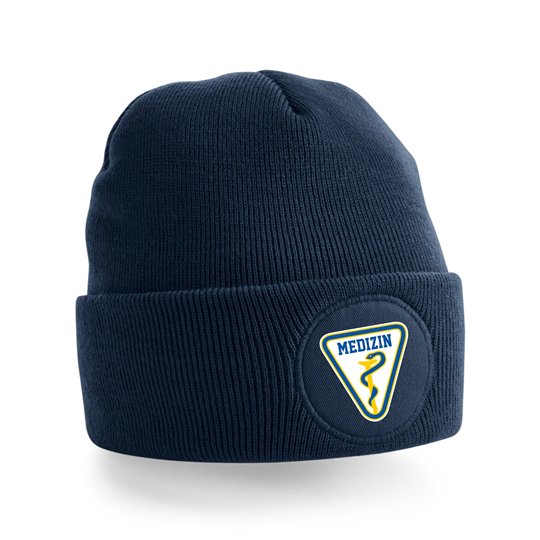 SV Medizin Bad Gottleuba Strickmütze navy