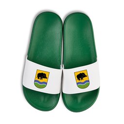 SV Grün-Weiß Ebersbach  Badelatschen grün