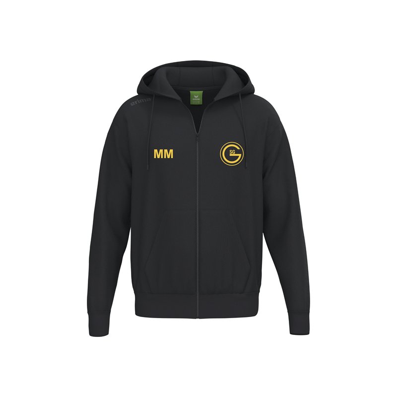 SG Gittersee Kapuzensweatjacke Kinder schwarz