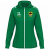 SV Grün-Weiß Ebersbach Kapuzenjacke Damen sportgrün
