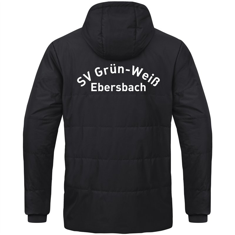 SV Grün-Weiß Ebersbach Coachjacke Herren schwarz