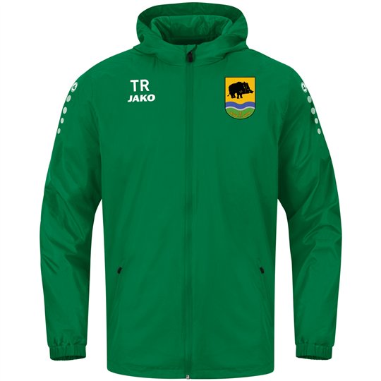 SV Grün-Weiß Ebersbach Allwetterjacke Erwachsene sportgrün