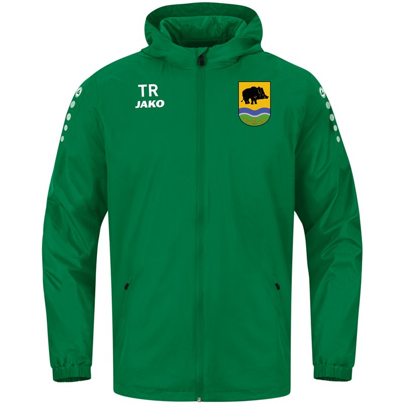 SV Grün-Weiß Ebersbach Allwetterjacke Erwachsene sportgrün