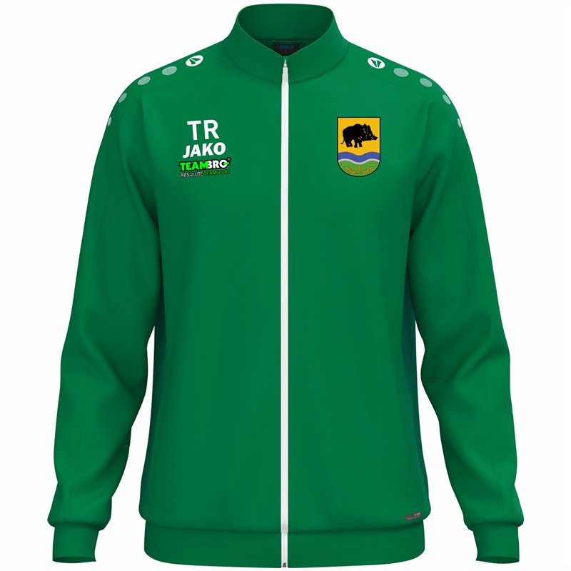 SV Grün-Weiß Ebersbach Trainingsjacke Kinder sportgrün