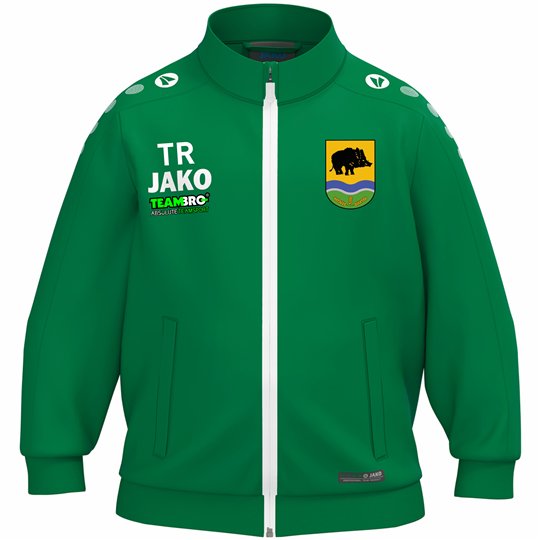SV Grün-Weiß Ebersbach Trainingsjacke Bambini sportgrün