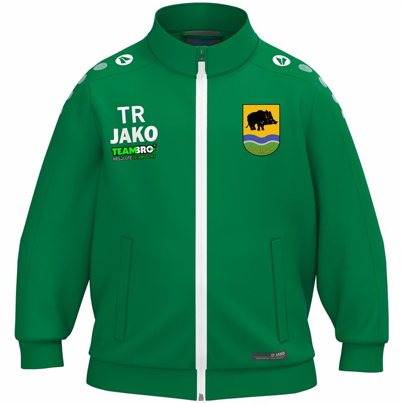 SV Grün-Weiß Ebersbach Trainingsjacke Bambini sportgrün