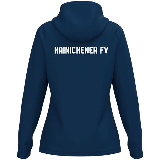 Hainichener FV Kapuzenjacke Damen navy/citro