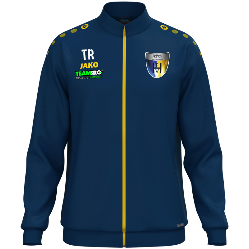 Hainichener FV Polyesterjacke Kinder navy/citro