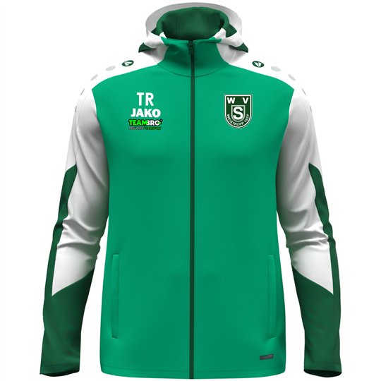 Weistropper SV Kapuzenjacke Kinder grün/weiss