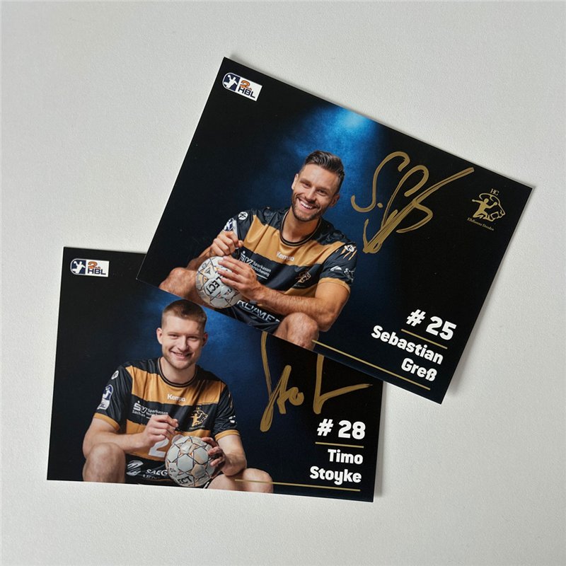 HCE Autogramm Karten Set unterschrieben 20/21