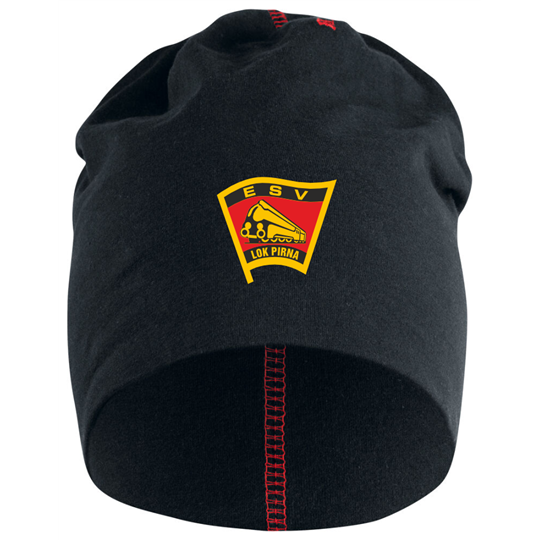 SV Heinrichsort Beanie schwarz/rot
