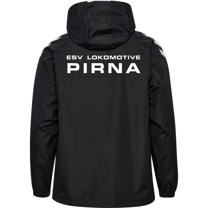 ESV Lok Pirna Allwetterjacke Unisex schwarz/weiss
