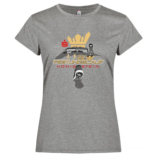 KSB SOE Festungslauf 26 Funktions T-Shirt Damen grey melange