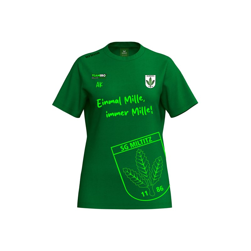 SG Miltitz T-Shirt "Einmal Mille…" Damen