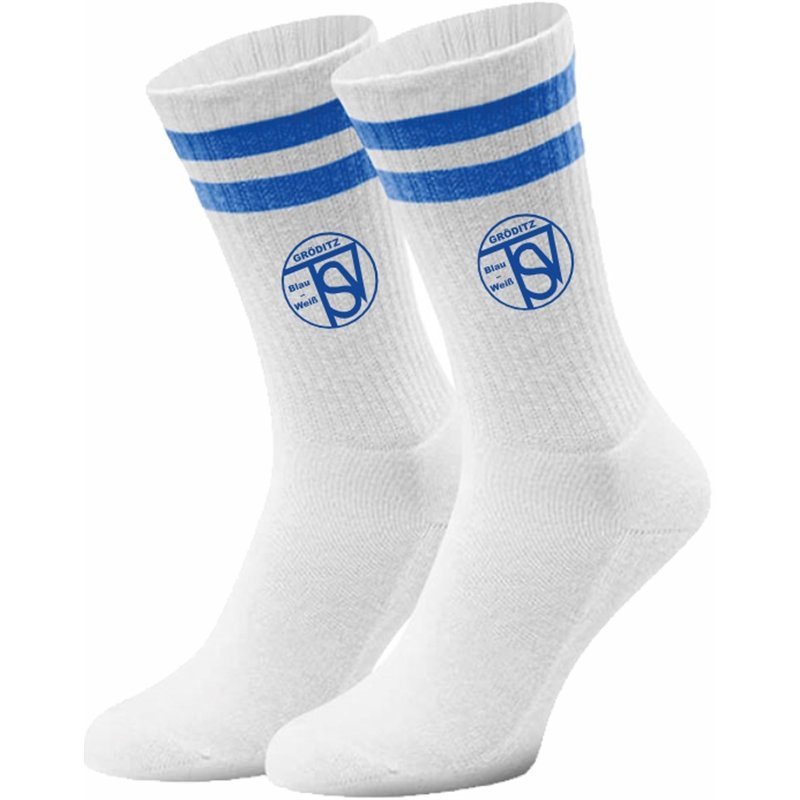 TSV Blau-Weiß Gröditz Socken weiß/blau