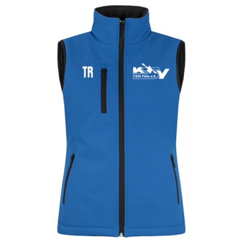 KSV Flöha Damen Softshellweste blau