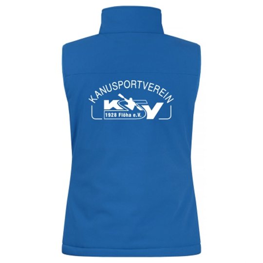 KSV Flöha Damen Softshellweste blau