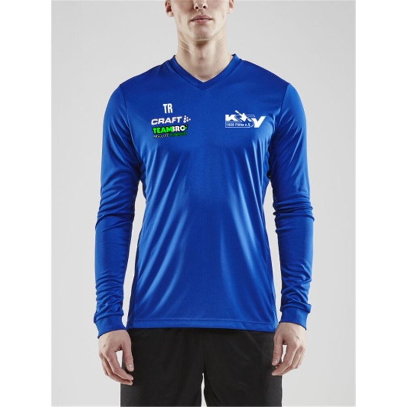 KSV Flöha Kinder Trainingsshirt Langarm blau