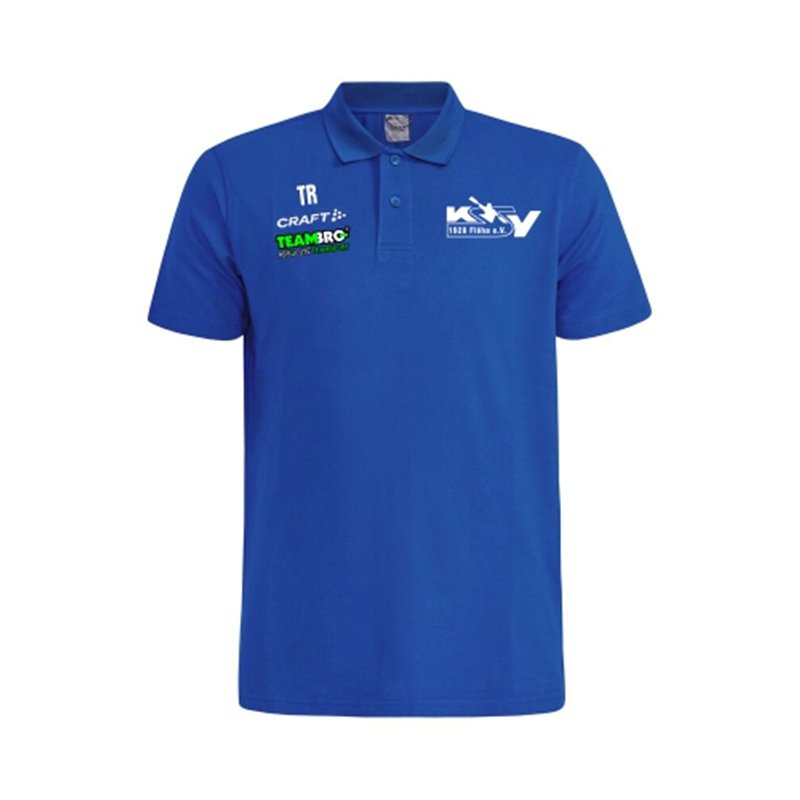 KSV Flöha Unisex Polo blau