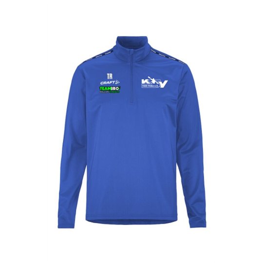 KSV Flöha Unisex Poly Ziptop blau