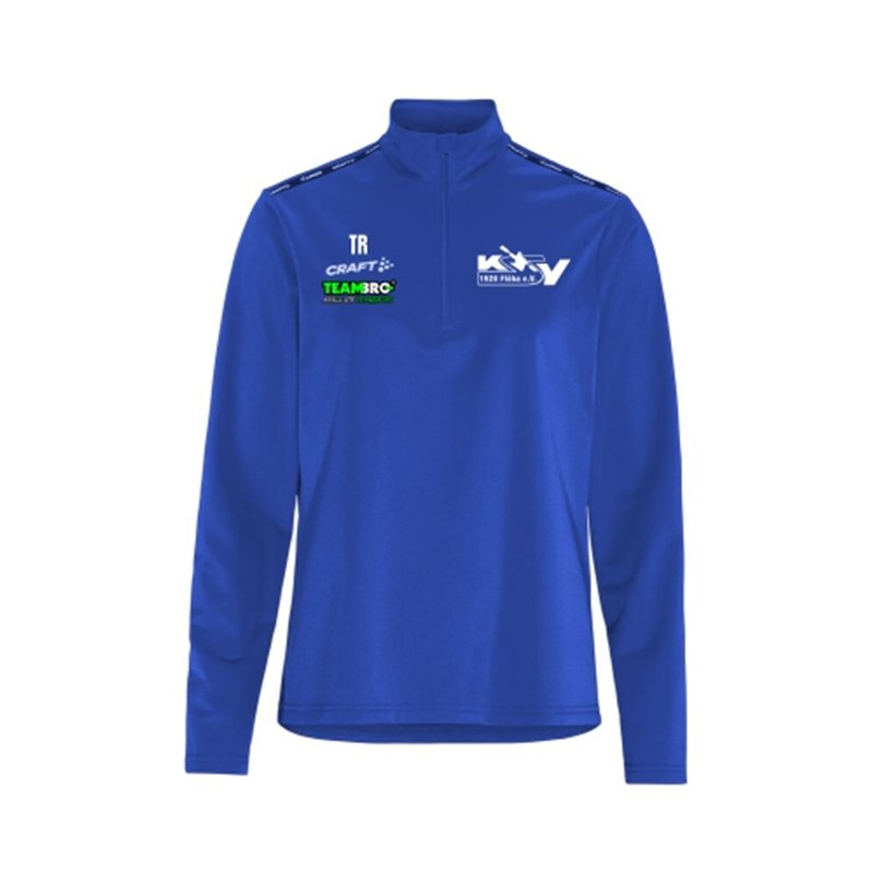KSV Flöha Damen Poly Ziptop blau