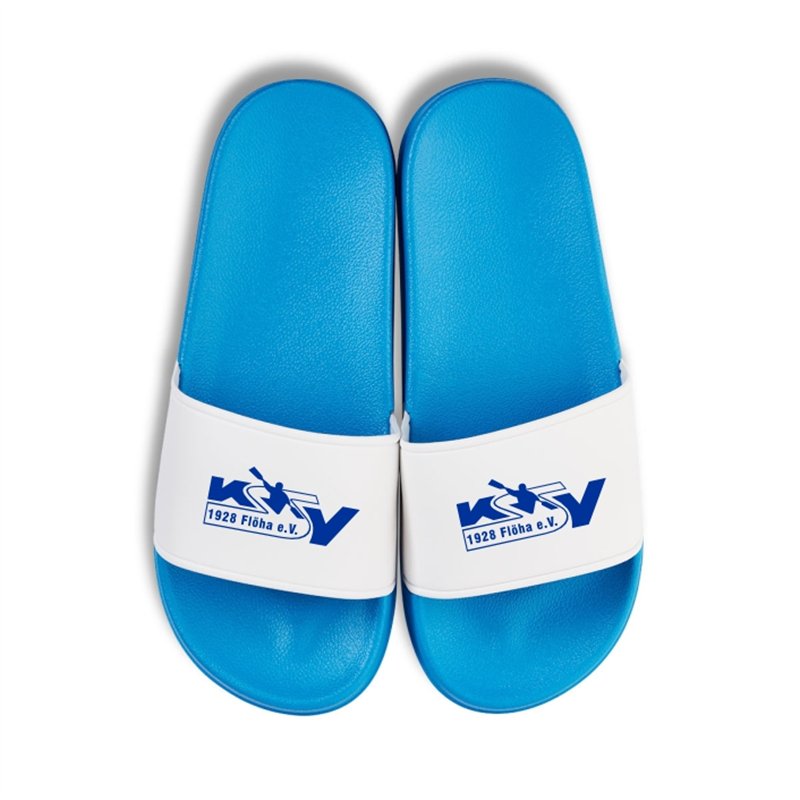 KSV Flöha Badelatschen blau/weiss
