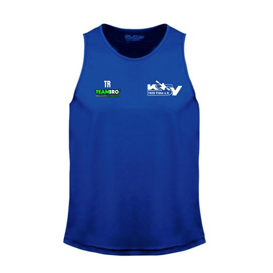 KSV Flöha Unisex Singlet blau