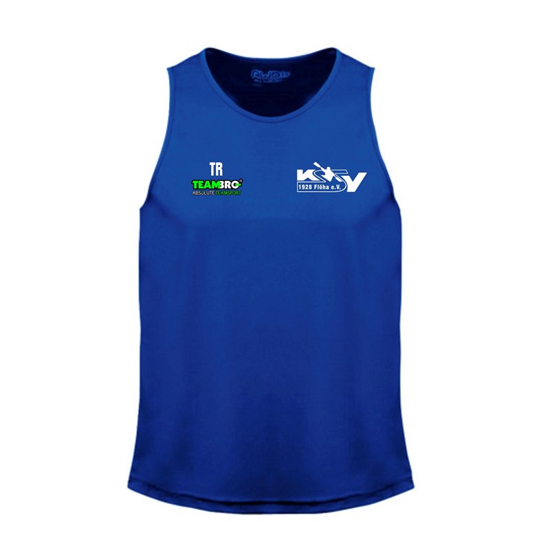 KSV Flöha Unisex Singlet blau