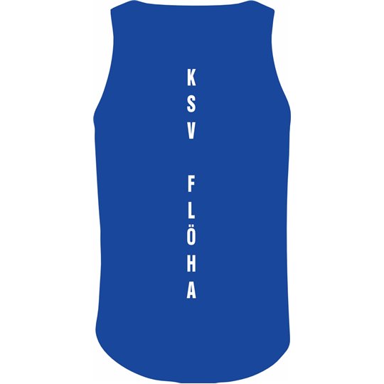 KSV Flöha Unisex Singlet blau