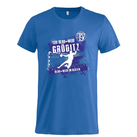 TSV Blau-Weiß Gröditz Fanshirt Herren - Blau-Weiß im Herzen
