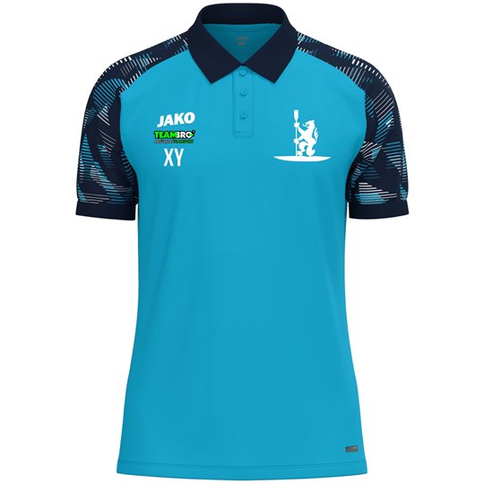 KVL Polo Unisex aqua/marine