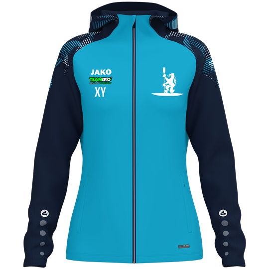 KVL Kapuzenjacke Damen aqua/marine